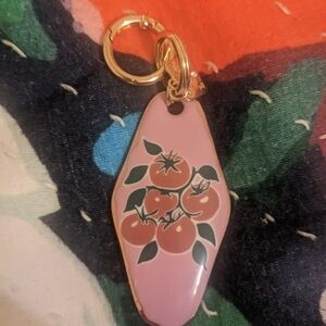 Anthropologie Tomato Keychain